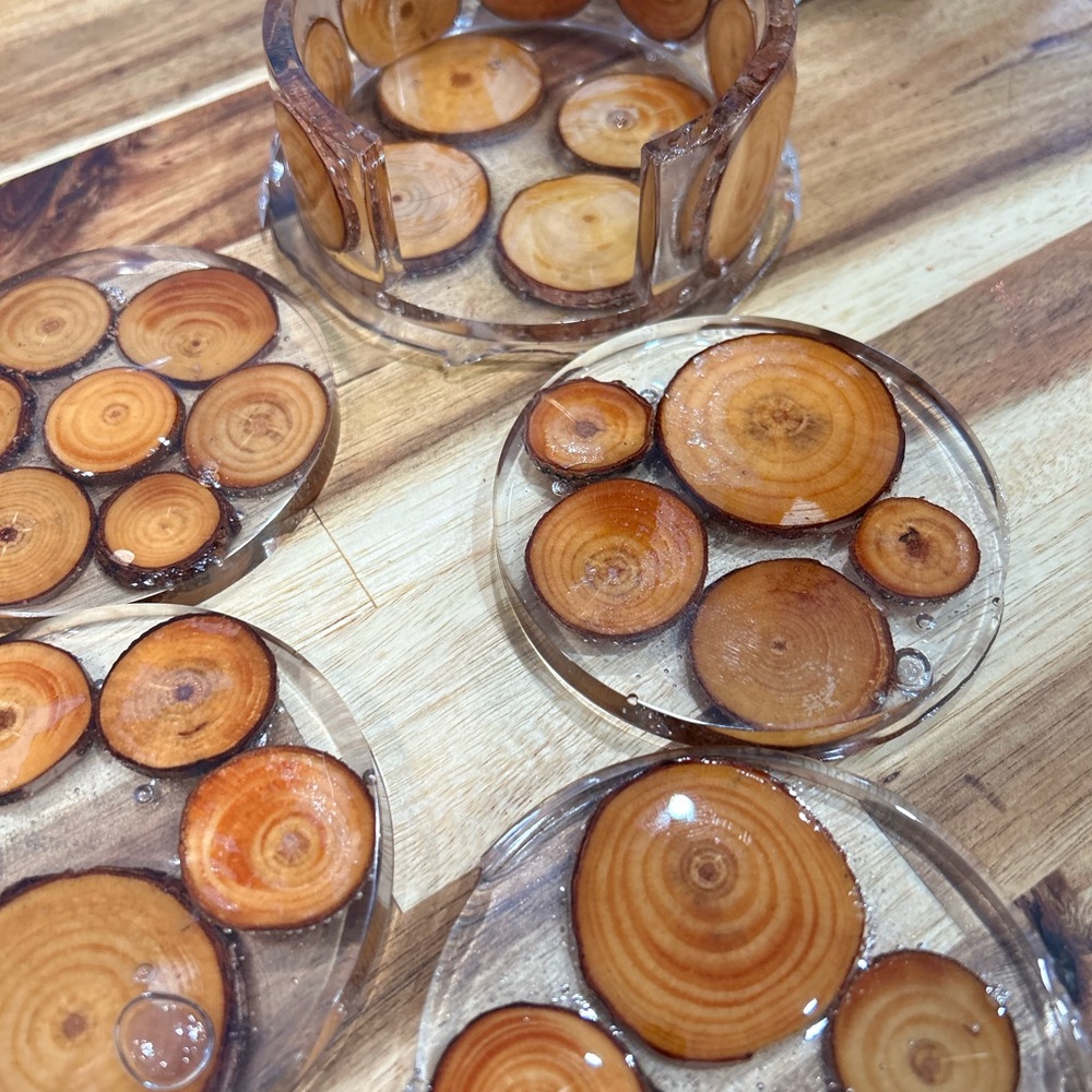Gorgeous Handmade Coaster Set! This was super fun to make.